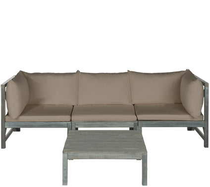 Safavieh Lynwood Modular Outdoor Sectional withCoffee Table