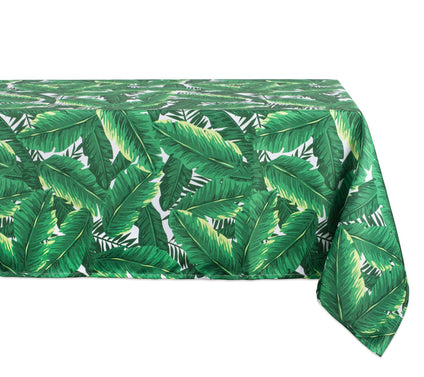 Design Imports Banana Leaf Outdoor Tablecloth 60" x 84"
