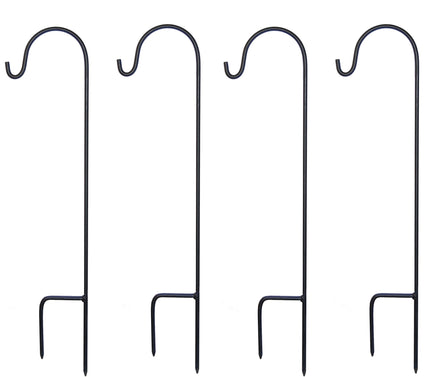 LumaBase 18" Metal Shepherd's Hooks, Set of 4