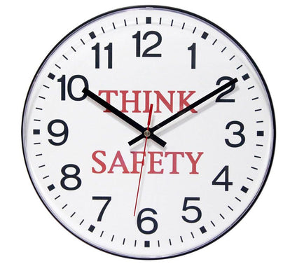 Infinity Instruments Think Safety 12" BusinessClock