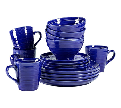 Overandback Rings 16-pc Dinnerware Set, Servicefor 4