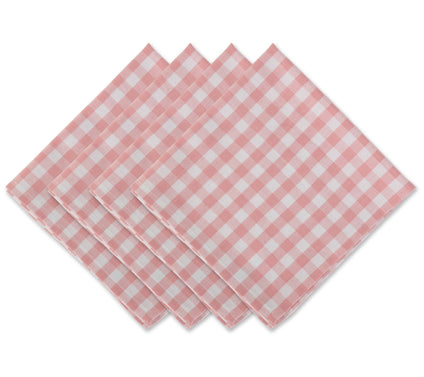 Design Imports Gingham Napkin Set of 4