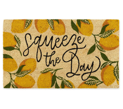 Design Imports Squeeze the Day Doormat