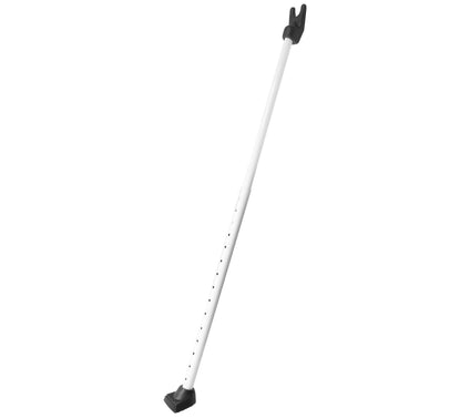 48" Adjustable Door Knob and Sliding Door WhiteSecurity Bar