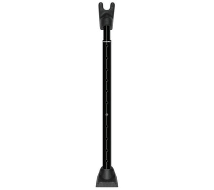 51" Adjustable Door Knob & Sliding Door Black S ecurity Bar