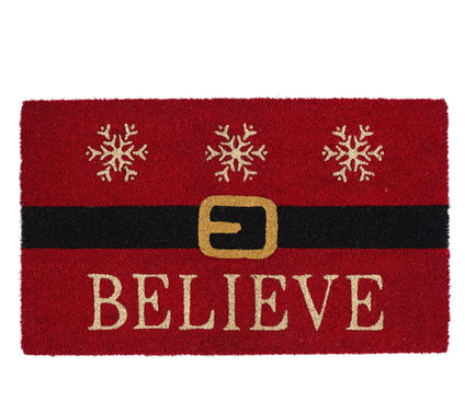 Design Imports Believe Santa Doormat