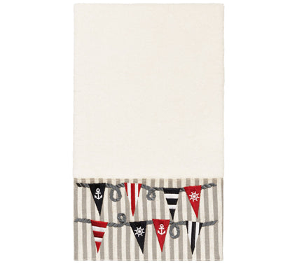 Linum Home Textiles Ethan Embellished Bath Towel