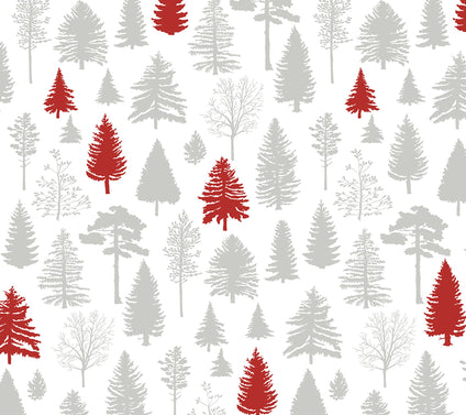 NextWall Winter Forest Peel and Stick WallpaperRoll