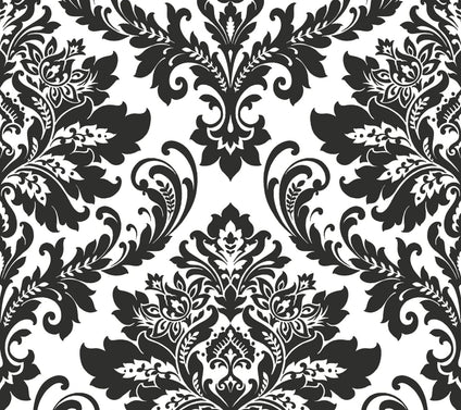 NextWall Damask Peel and Stick Wallpaper Roll