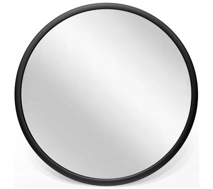 Infinity Instruments 22" Wall Mirror, Matte Blak Frame