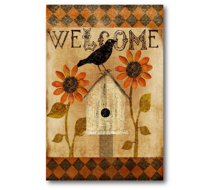 Courtside Market Welcome 12" x 18" Canvas WallArt