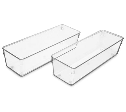 Sorbus Clear Drawer Organizer 2 Pack