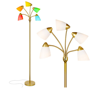 Brightech Medusa 74 in. LED Multi-Head Floor Lamp