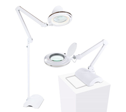 Brightech Lightview 2-in-1 LED Magnifier FloorDesk Lamp