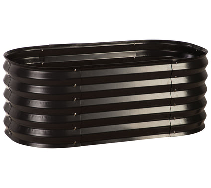 Evergreen Galvanized Steel Garden Bed Large