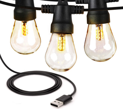 Brightech Ambience Pro LED 1W S14 24.5 Ft USB String Lights