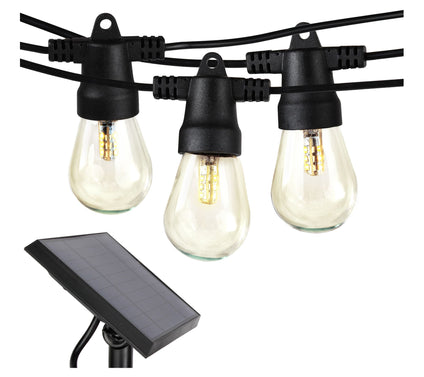 Brightech Ambience Pro Solar LED 1W S14 27Ft String Lights