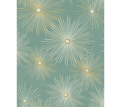 NextWall Starburst Geo Mid Century Peel and Stick Wallpaper