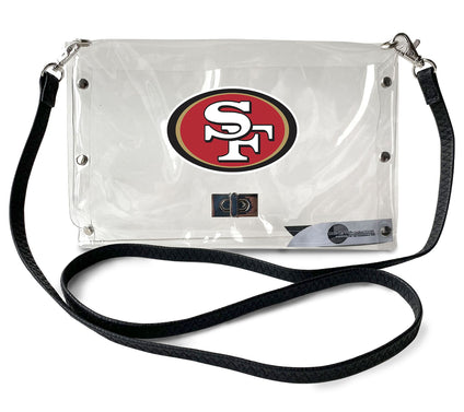 Littlearth NFL Clear Envelope Purse