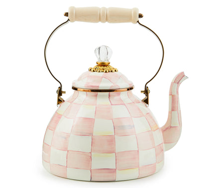 MacKenzie- Childs 3-Quart Enamel Tea Kettle