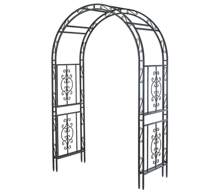 Evergreen Montebello Iron Arched Garden Arbor