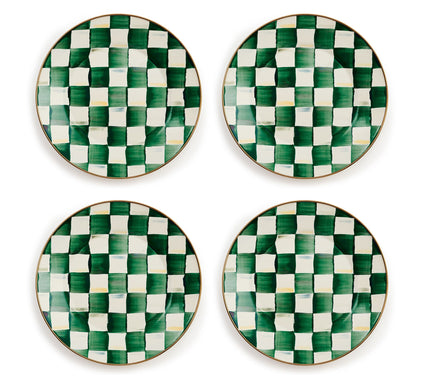 MacKenzie- Childs Set of 4 Dinner Plates
