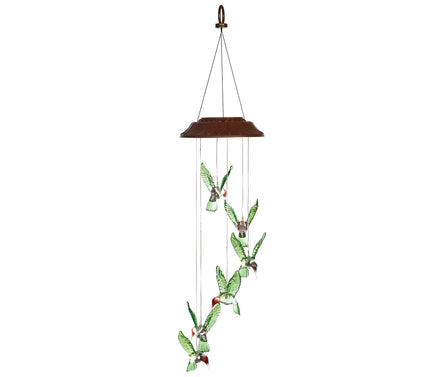 Evergreen Painted Hummingbird Solar Mobile