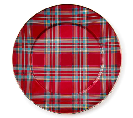 Mackenzie- Childs Tartastic Enamel Serving Platter