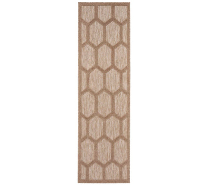 Nourison 2'x7' Honeycomb Indoor/Outdoor Runner