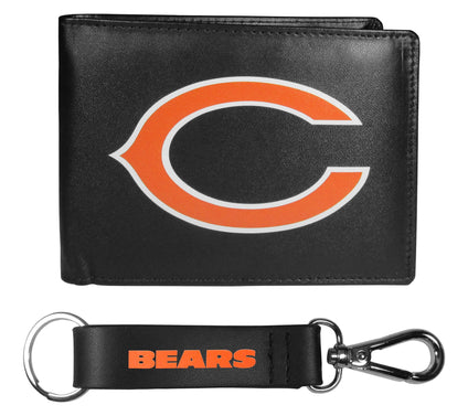 Siskiyou Sports NFL Bi-fold Wallet & Strap KeyChain