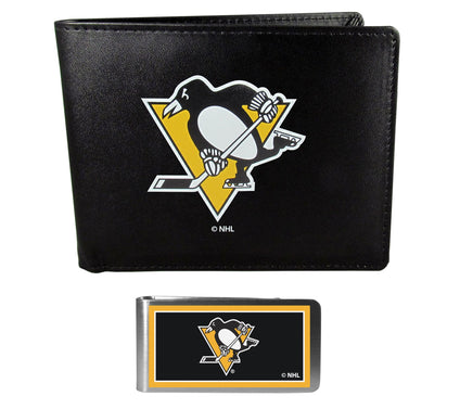 Siskiyou Sports NHL Bi-fold Wallet & Color Money Clip