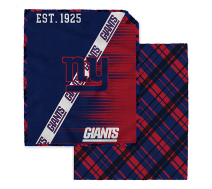 NFL Officially Licensed 60"x80" Fleece & Sherpa Throw Blanket