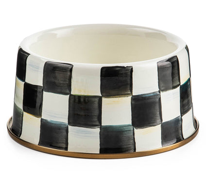 MacKenzie-Childs Check Medium Pet Dish