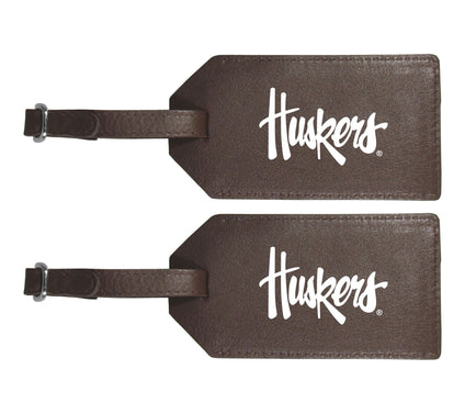 Siskiyou Sports NCAA College Leather Luggage Strap, 2pk