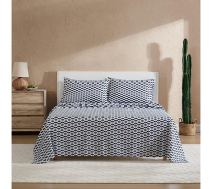 Wrangler Blaze Black Full Microfiber Sheet Set