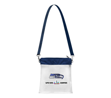 Littlearth Seahawks Super Bowl LX Champs ClearSatchelette