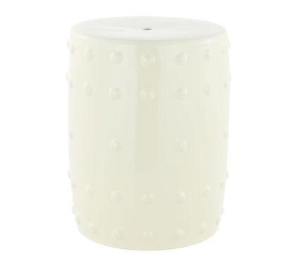 Pashet, 17.75 Inch, Ceramic Garden Stool by Valerie