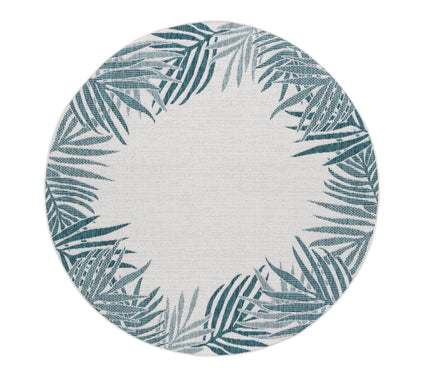 Beach House Santorini 6'-7"x6'-7" Outdoor Rug by Valerie