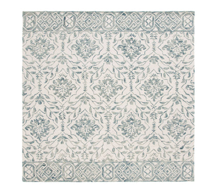 Dip Dye Fleur 7' x 7' Square Wool Rug by Valerie