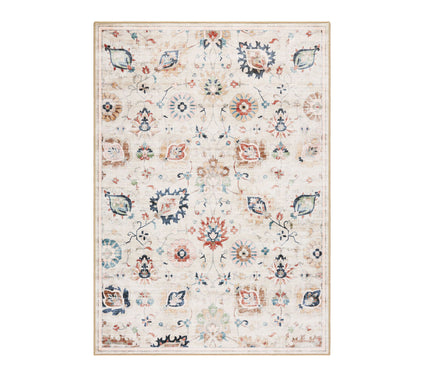 Everwash Haven Damask Floral 6 x9 Washable Are a Rug