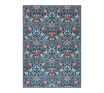 Everwash Haven Vintage Floral 6x9 Washable AreaRug