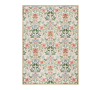 Everwash Haven Vintage Floral 8x10 Washable Area Rug