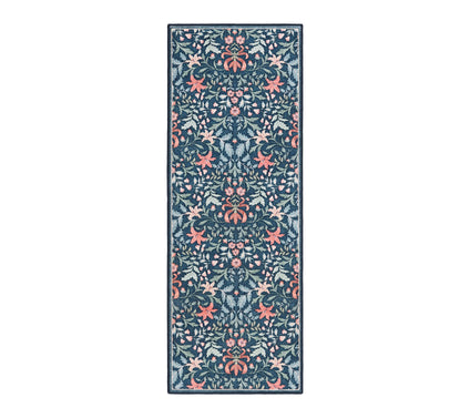Everwash Haven Vintage Floral 2x7 Washable Runner Rug