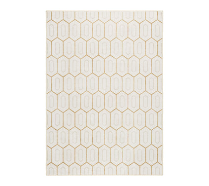 Everwash Haven Mod Geo 8x10 Washable Area Rug