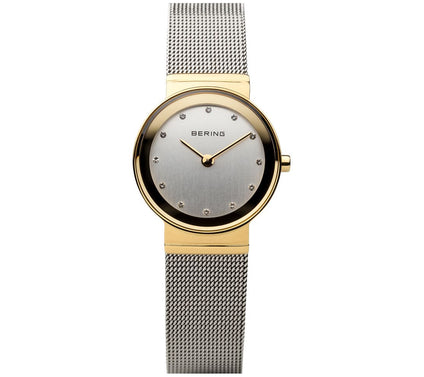 Bering Women's Two-Tone Stainless Mesh BraceletWatch