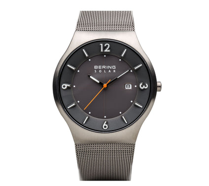 Bering Men's Gray Stainless Milanese Bracelet Watch