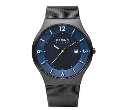 Bering Men's Black IP-Plated Milanese Watch