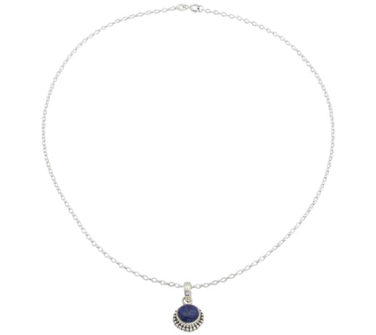 Novica Artisan Lapis Pendant with Chain