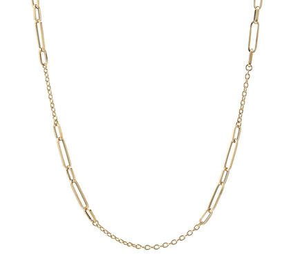 EternaGold 20" Paperclip Link Necklace, 14K Gol d 3.6g