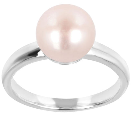 Honora Blush Cultured Pearl Ring, Sterling Silv er